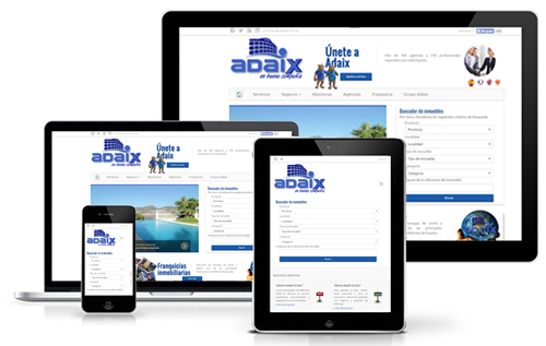 Adaix adapta su web a todos los dispositivos