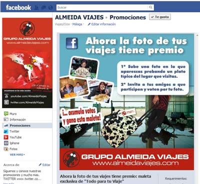 El Grupo Almeida Viajes supera los 66.300 seguidores en las redes sociales
