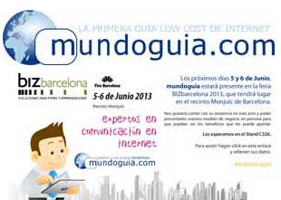 Conoce MUNDOGUIA.COM en la feria Biz Barcelona 2013