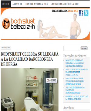 Bodysiluet inaugura oficialmente su Blog  “Belleza24hbodysiluet”