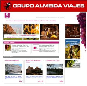 Almeida Viajes amplía su oferta de escapadas enológicas con su renovada web vinohotel.com