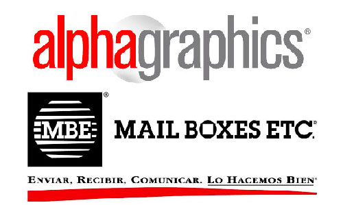 Franquicias Mail Boxes Etc., Tanto MBE como AlphaGraphics trabajan en el sector de los servicios a empresas y particulares, a través de una red de puntos de venta retail