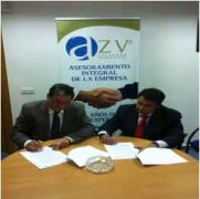 Director general de AZV asesores, Mariano Zafra Valero; y el Director de OGH DIAZ Correduría de Seguros, Oscar Garcia Hernández.