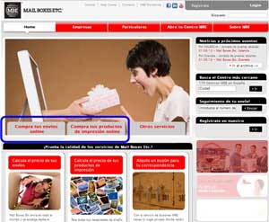 Mail Boxes Etc. presenta su nuevo  servicio de venta on line
